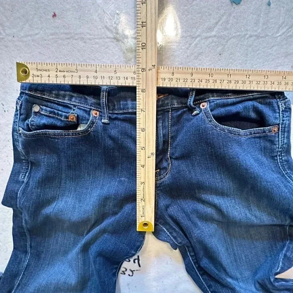 Lucky Brand Womens Sweet N Low Bootcut Ankle Jeans Sz 6 / 28 (31 x 30) Med Denim - Picture 12 of 14